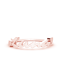 personalized rings, text ring, name rings